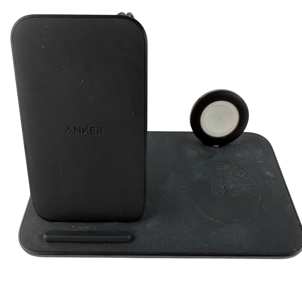 Anker PowerWave A2579 3-in-1 Wireless Charging Stand Watch Cable Holder‎